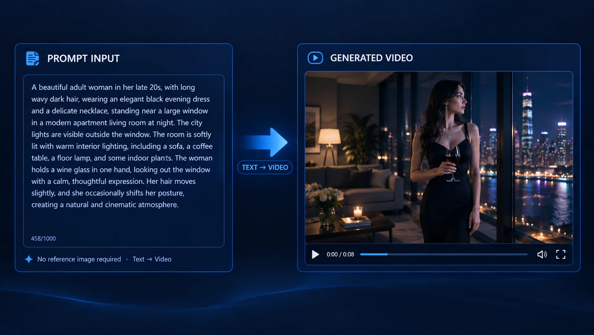 Character reference portrait used to anchor a video subject